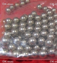 100 Pcs E52100 Alloy Steel Balls Metric 4.5 mm Dia +/-.0025 mm